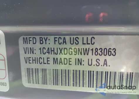 2022 Jeep Wrangler Unlimited Sport S 4X4 из США, поврежденный, VIN 1C4HJXDG9NW183063